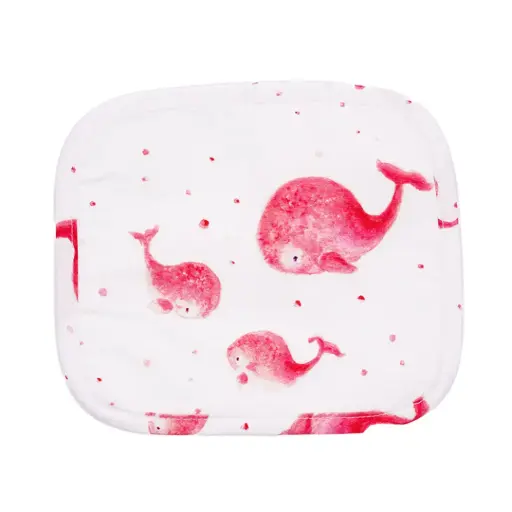 [2926] Débarbouillette - Les Baleines Roses