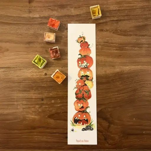 [2100] Marque Page Les Citrouilles