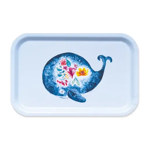 [1639] Plateau - La Baleine et les Fleurs