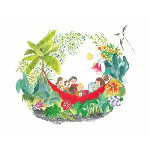 [0007] Puzzle Kriké Kraké, Lecture Dans Le Hamac 100 Pièces