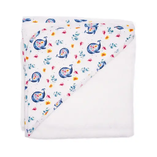 [6276] Sortie de Bain La Baleine et les Fleurs