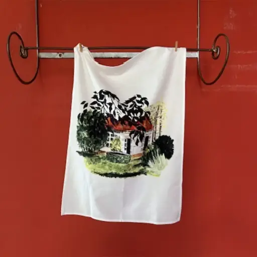 [0397] Torchon La Case Créole d'Édith